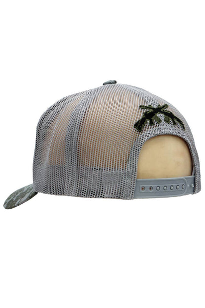 Cross Rifle American Flag Digital Camo Trucker Hat