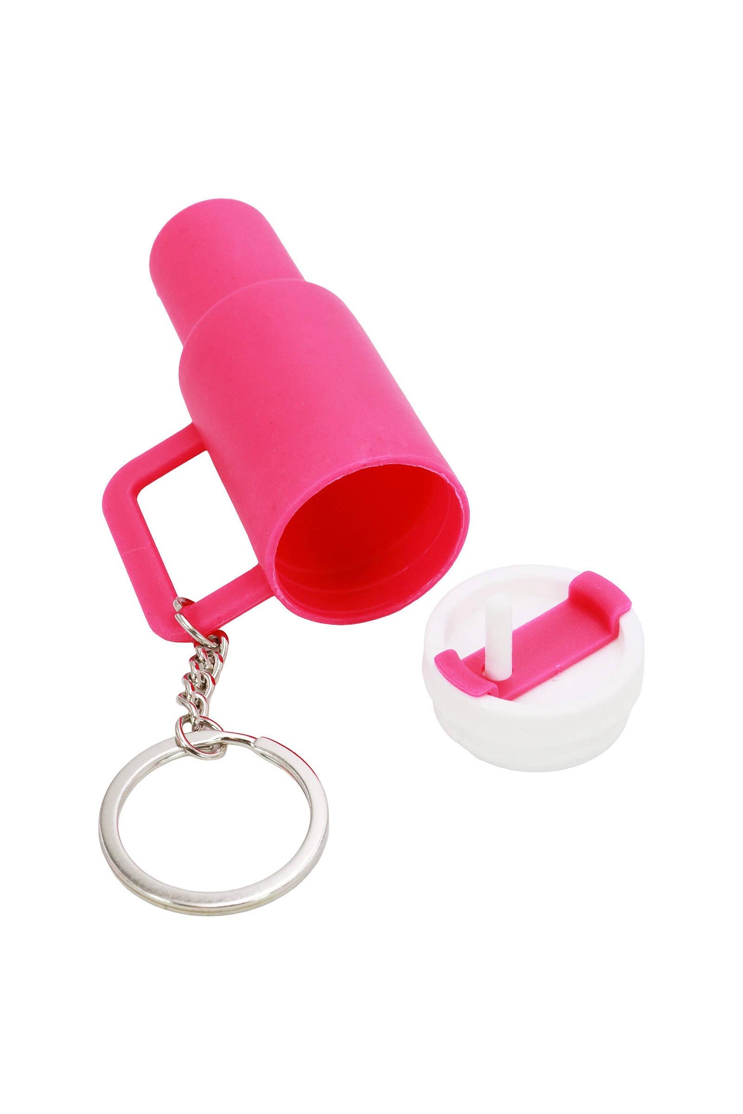 Vibrant Colorful Matte Tumbler Cup Key Chain